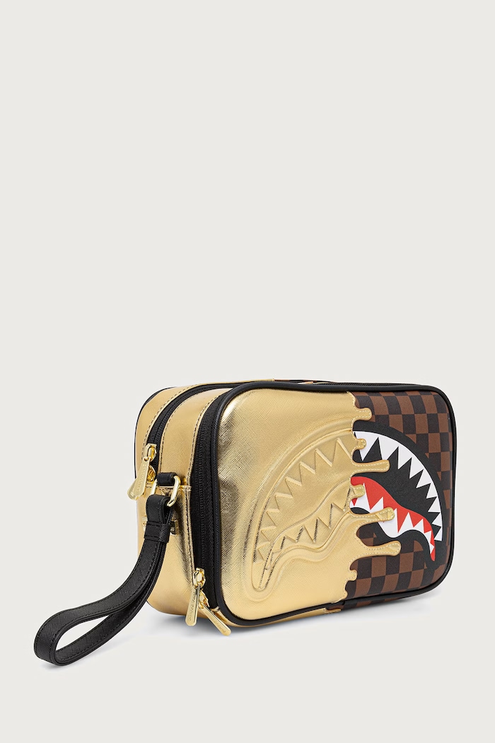 Sprayground Kosmetyczka SHARKS IN PARIS 910B9343NSZ brązowy AW26