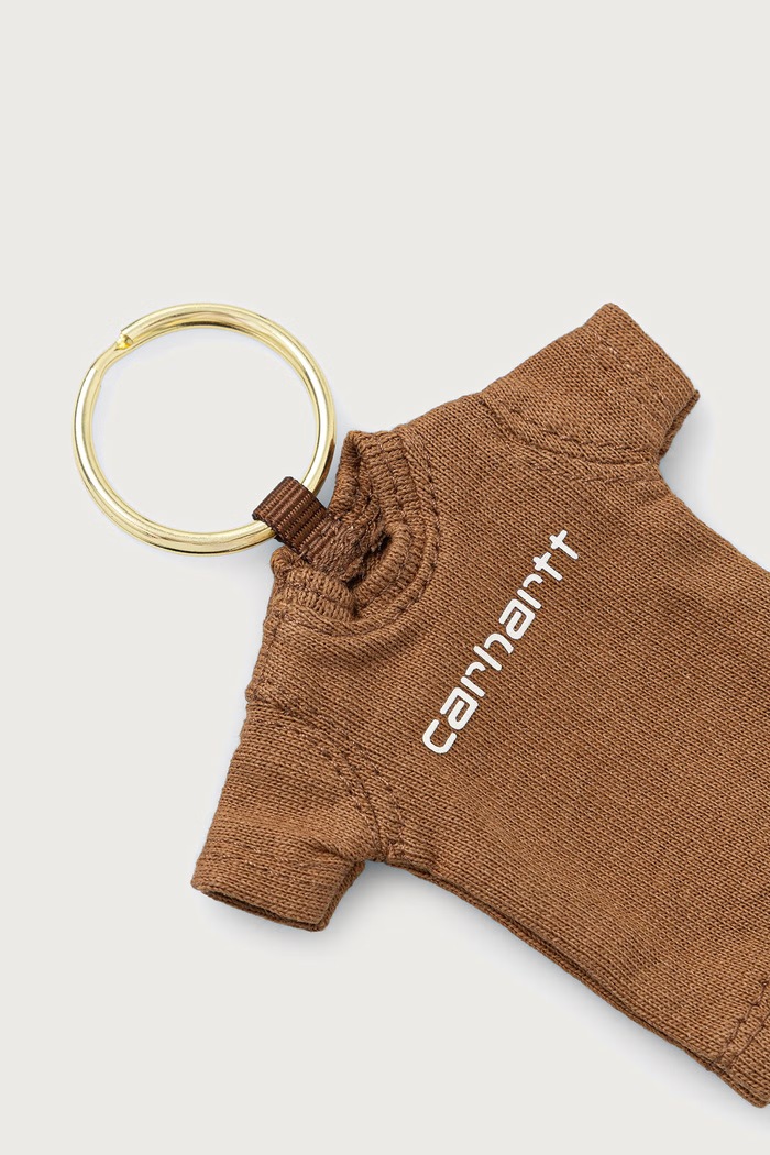 Carhartt WIP Mini Script Keychain брелок I037324.HZXX коричневий AW26