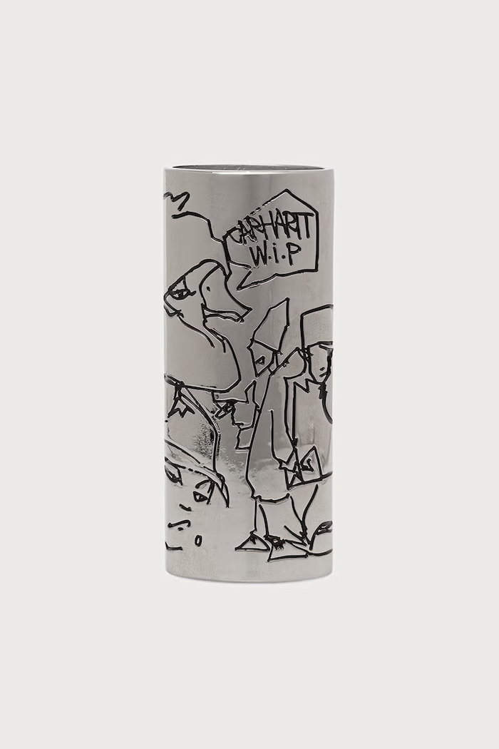 Carhartt WIP Blinkerfluid BIC Lighter metalowe srebrny I037381.95XX