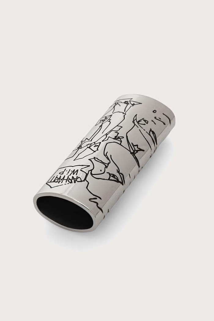 Akcesoria Carhartt WIP Blinkerfluid BIC Lighter metalowe I037381.95XX srebrny