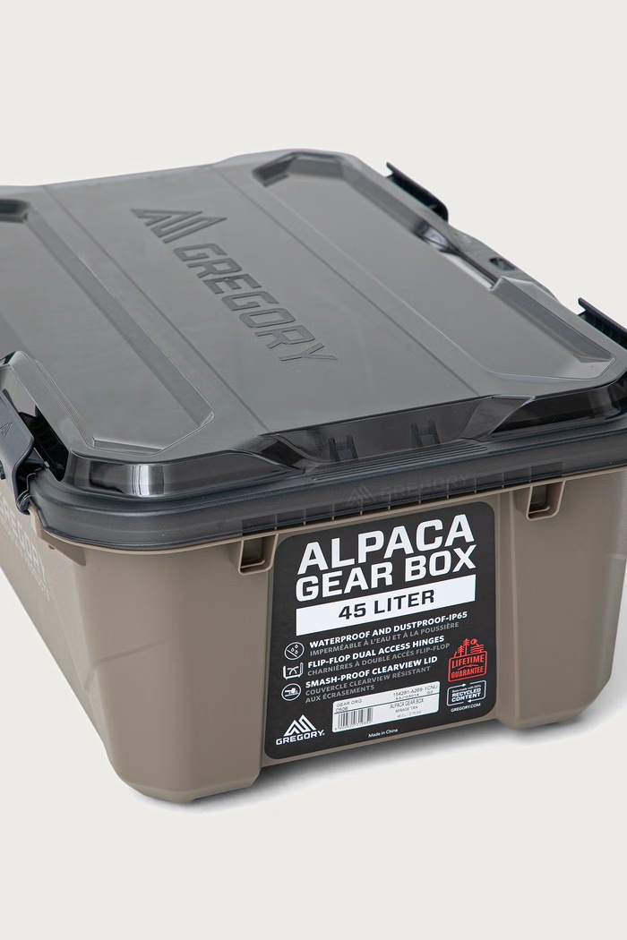 Pudełko na sprzęt ALPACA GEAR BOX 45 Gregory ALPACA.GEAR.BOX.45 brązowy