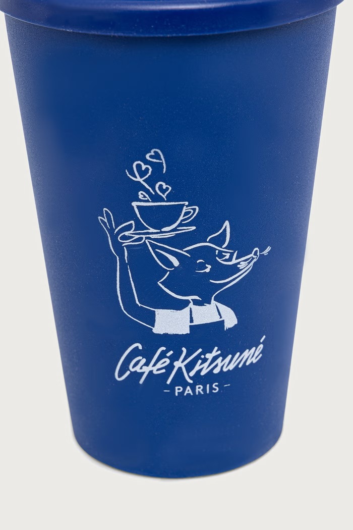 Akcesoria Café Kitsuné Tumbler kubek OU08108O0017. niebieski