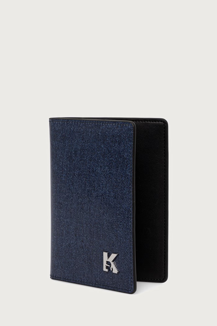 Karl Lagerfeld Jeans Θήκη για διαβατήριο B4W32042 μπλε AW26
