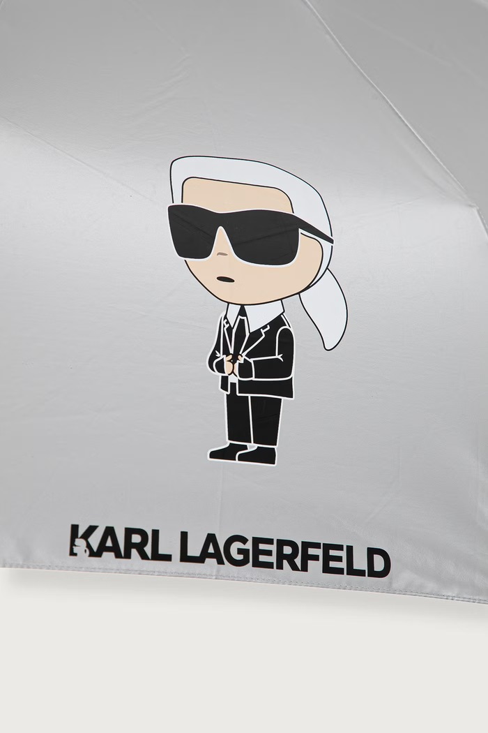 Dodaci Karl Lagerfeld Automatski kišobran B4W50014 siva
