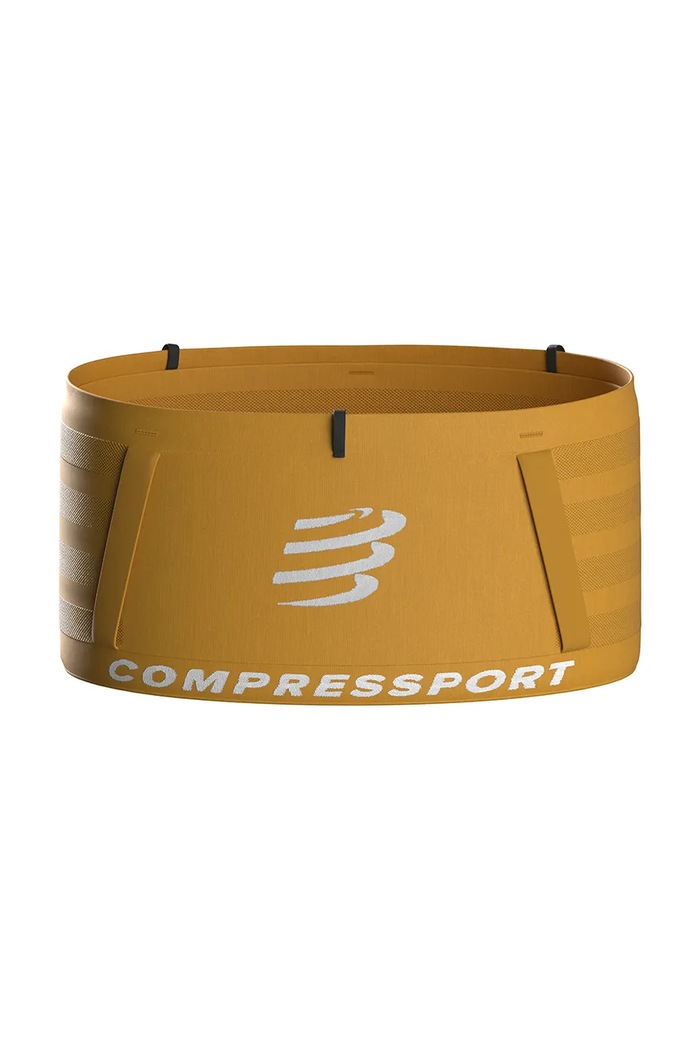 Akcesoria Compressport pas biegowy Free Belt Pro 2.0 XRPU1419 żółty