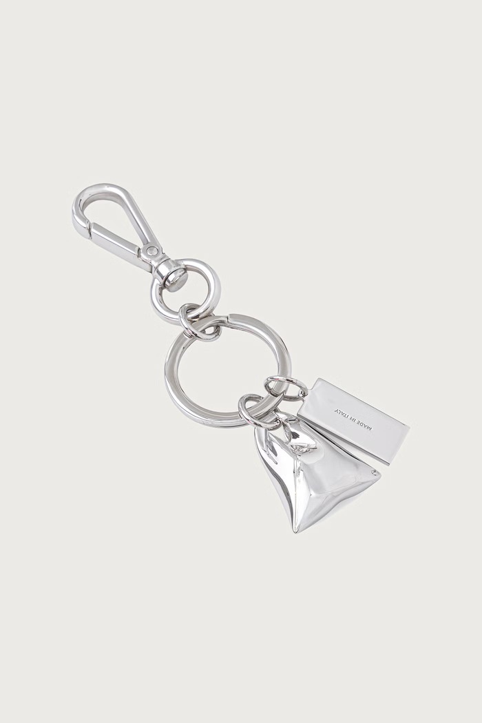 MM6 Maison Margiela brelok metalowy srebrny SM7UA0023.P9391
