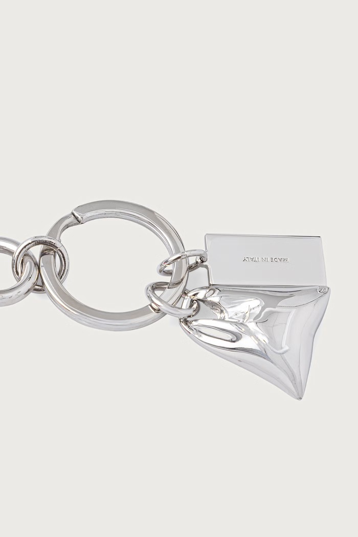 MM6 Maison Margiela brelok metalowy SM7UA0023.P9391 srebrny AW26