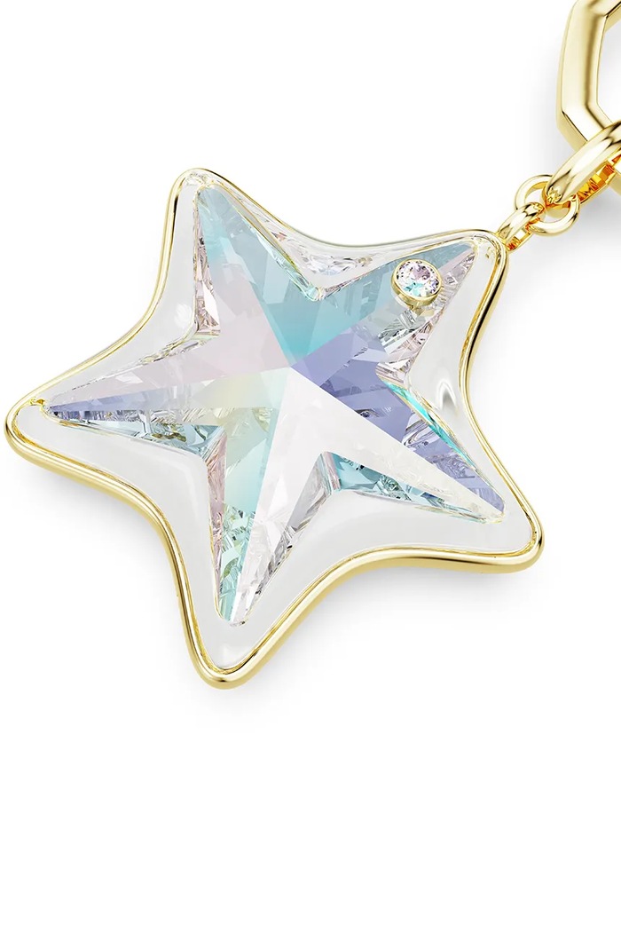 Klíčenka z nerezové oceli SUBLIMA Swarovski 5763027 stříbrná