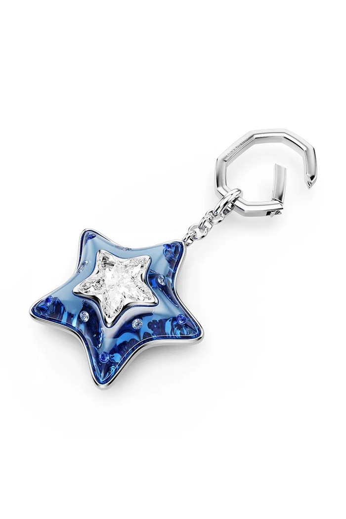 Doplňky Swarovski Klíčenka z nerezové oceli SUBLIMA 5763030 modrá