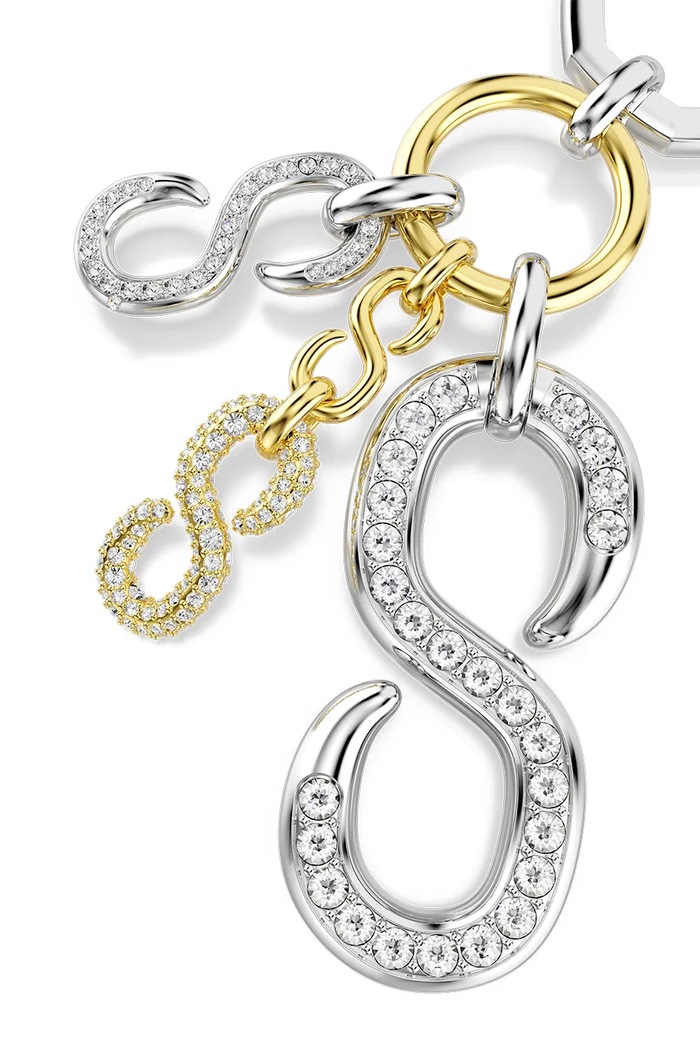 Swarovski kľúčenka DEXTERA strieborná 5763019
