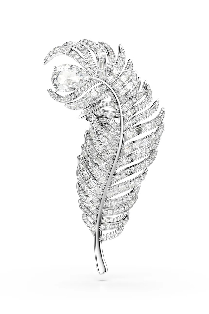 Swarovski brože kovová VIENNA stříbrná 5741558