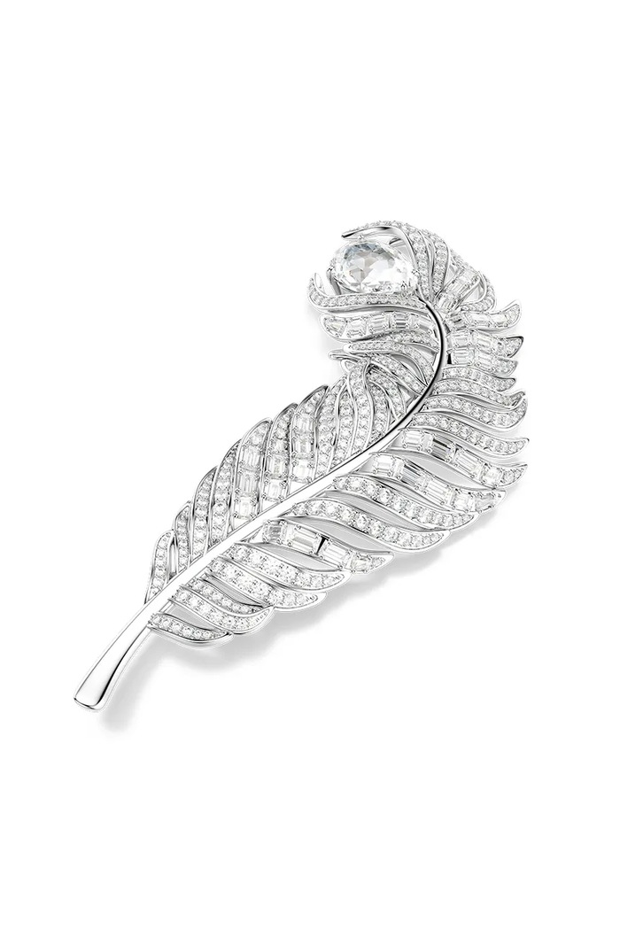 Doplňky Swarovski brože kovová VIENNA 5741558 stříbrná
