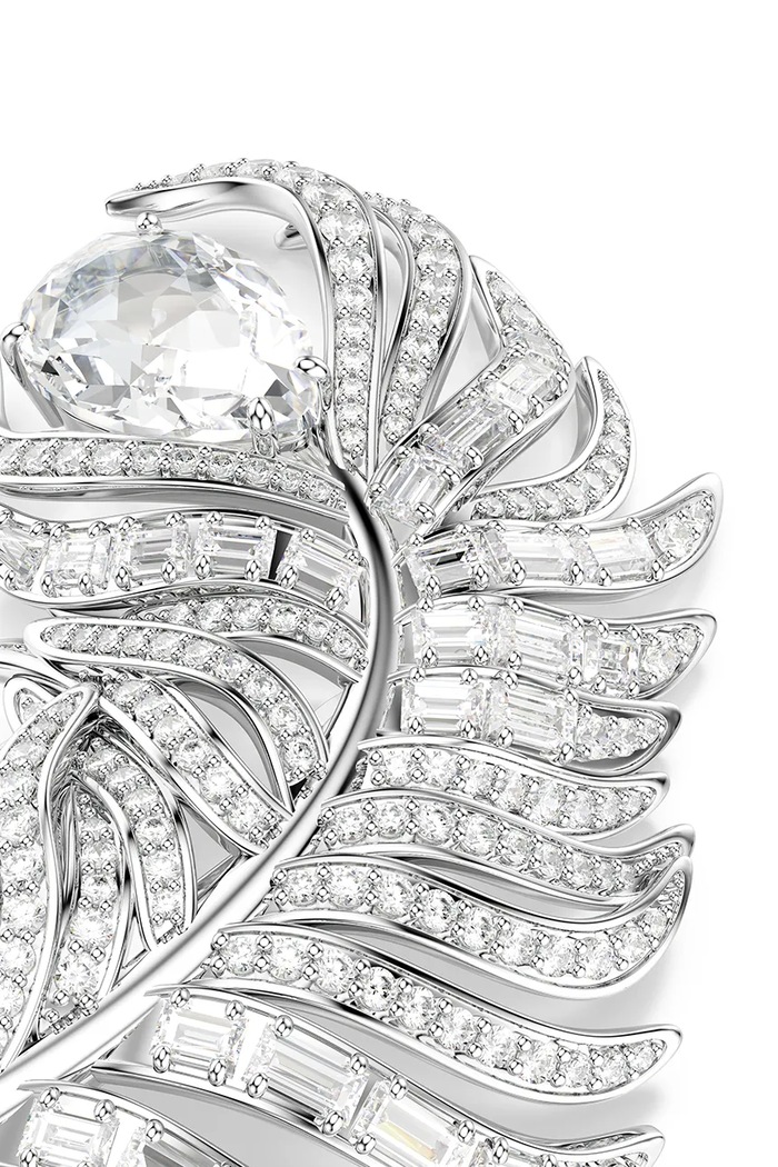 Swarovski brože kovová VIENNA stříbrná 5741558