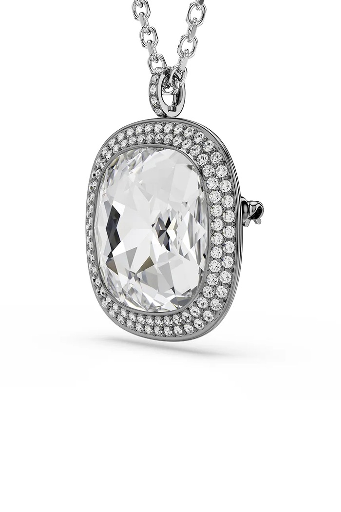Αξεσουάρ Swarovski κολιέ με κρύσταλλο Swarovski UNA 5751324 ασημί