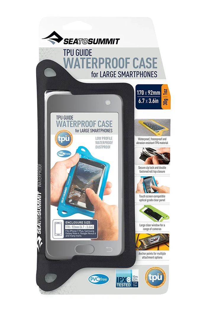 Sea to Summit pokrowiec na telefon TPU Guide Waterproof ACTPUSMARTPH.XL czarny AW26