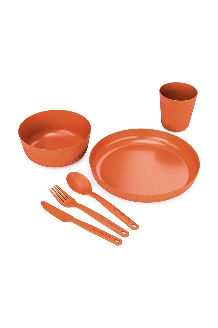 Sea to Summit zestaw naczyń turystycznych Camp Dinnerware STS054304 pomarańczowy AW26
