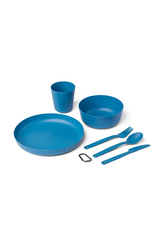 Sea to Summit zestaw naczyń turystycznych Camp Dinnerware STS054304 niebieski AW26