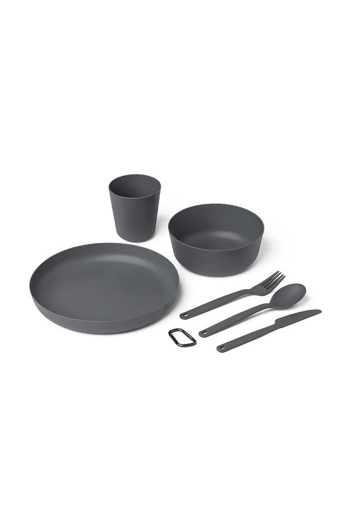 Sea to Summit zestaw naczyń turystycznych Camp Dinnerware STS054304 szary AW26