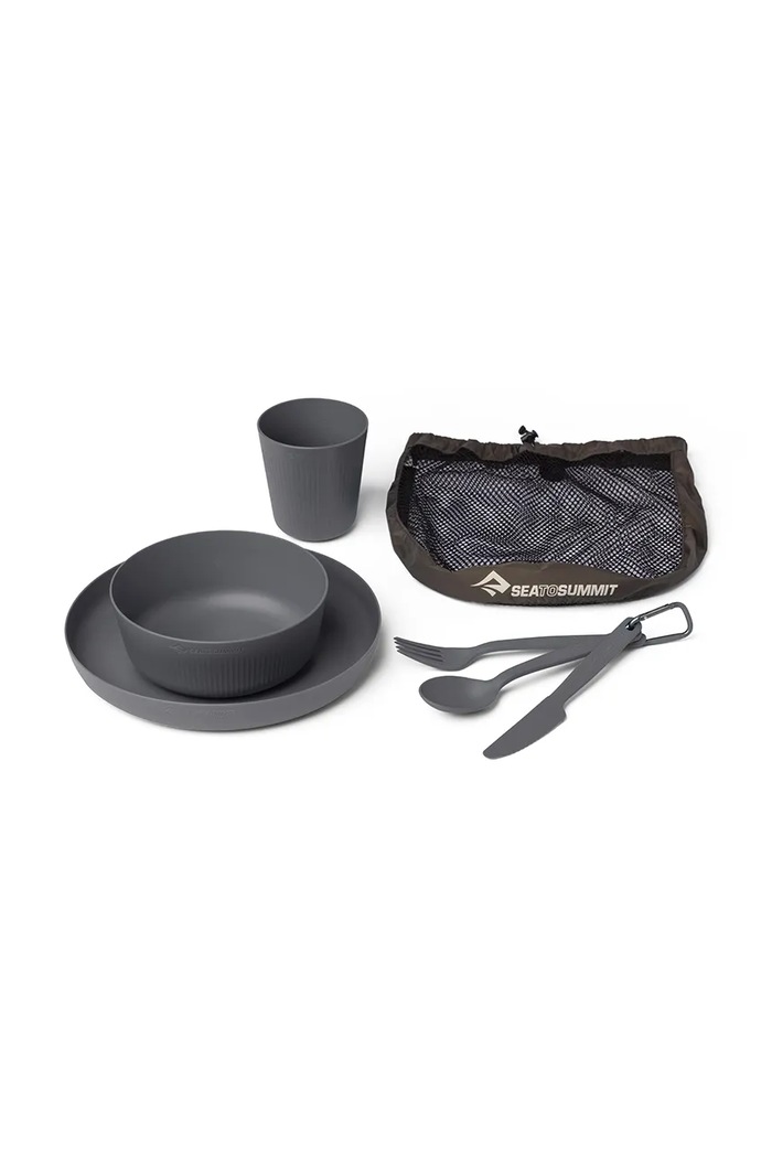 Akcesoria Sea to Summit zestaw naczyń turystycznych Camp Dinnerware STS054304 szary