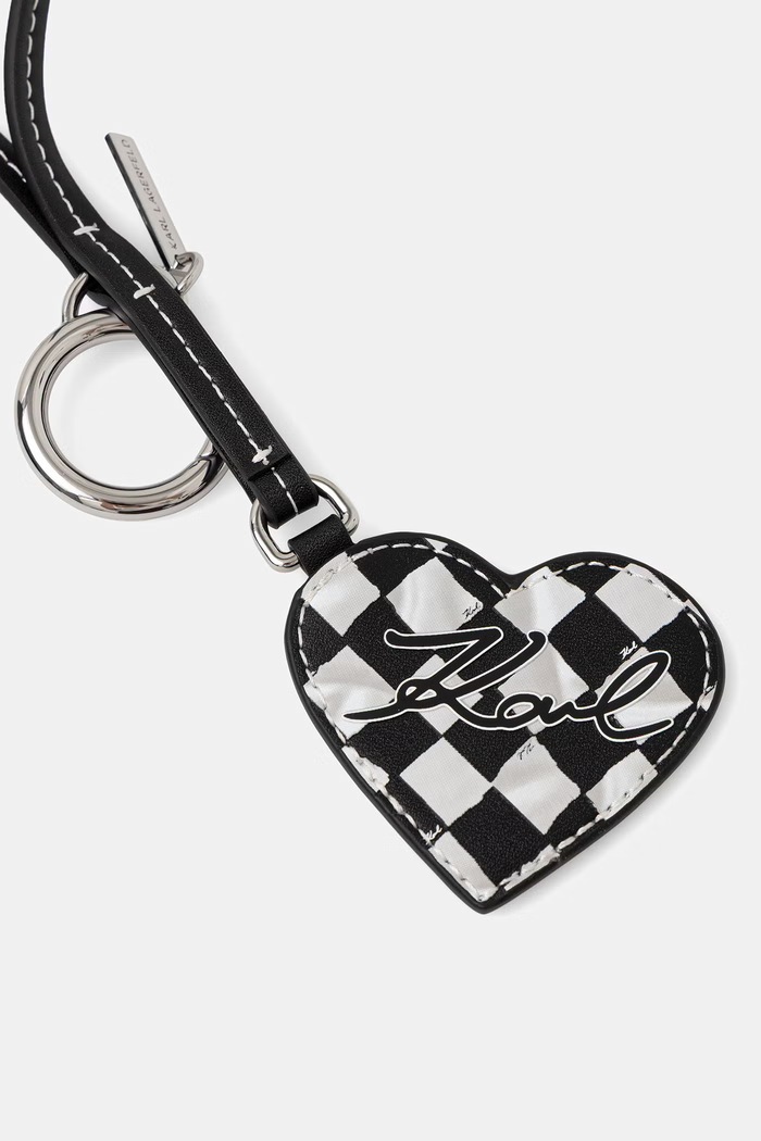 Doplnky Karl Lagerfeld kľúčenka K/SIGNATURE B3W50003 čierna