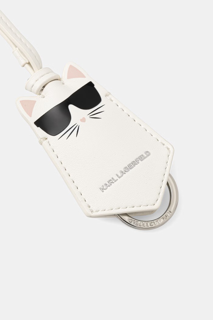 Karl Lagerfeld klíčenka IKON B3W50012 bílá AW26