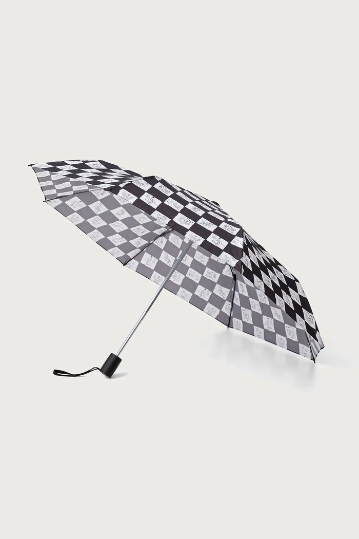 Karl Lagerfeld Automatický dáždnik čierna B3W50007