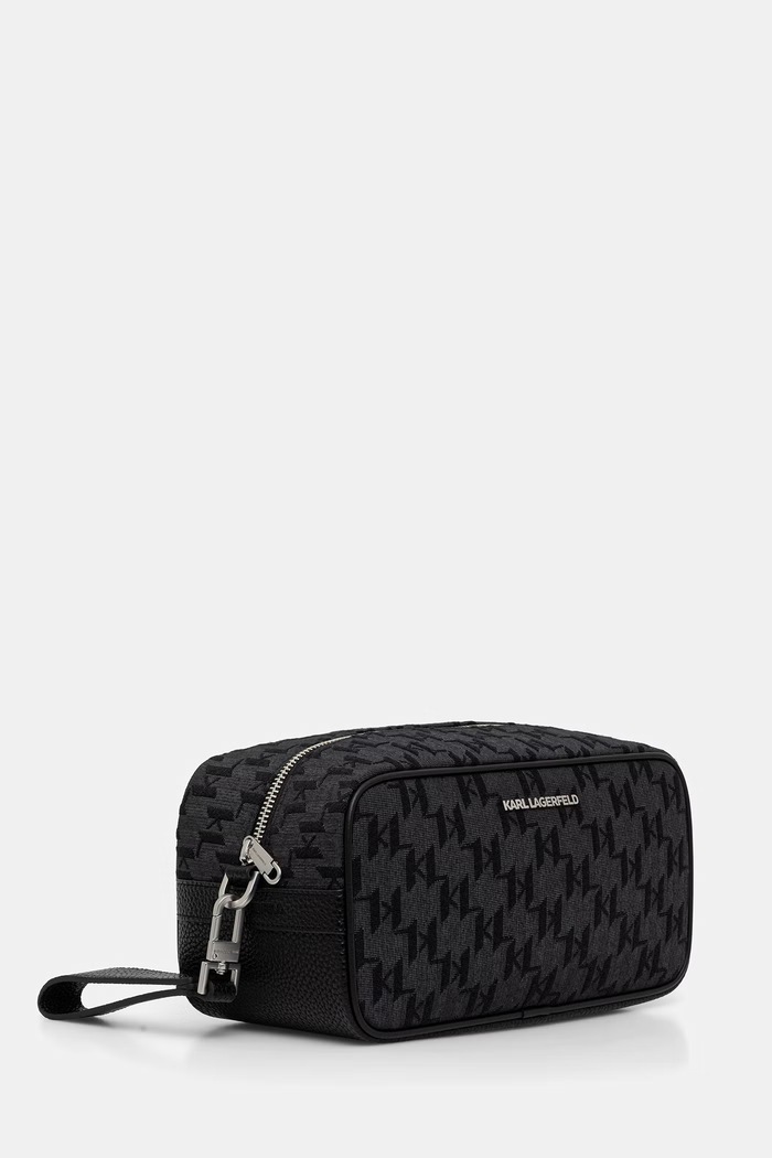 Karl Lagerfeld kozmetická taška K/MONOGRAM B3M32069 čierna AW26