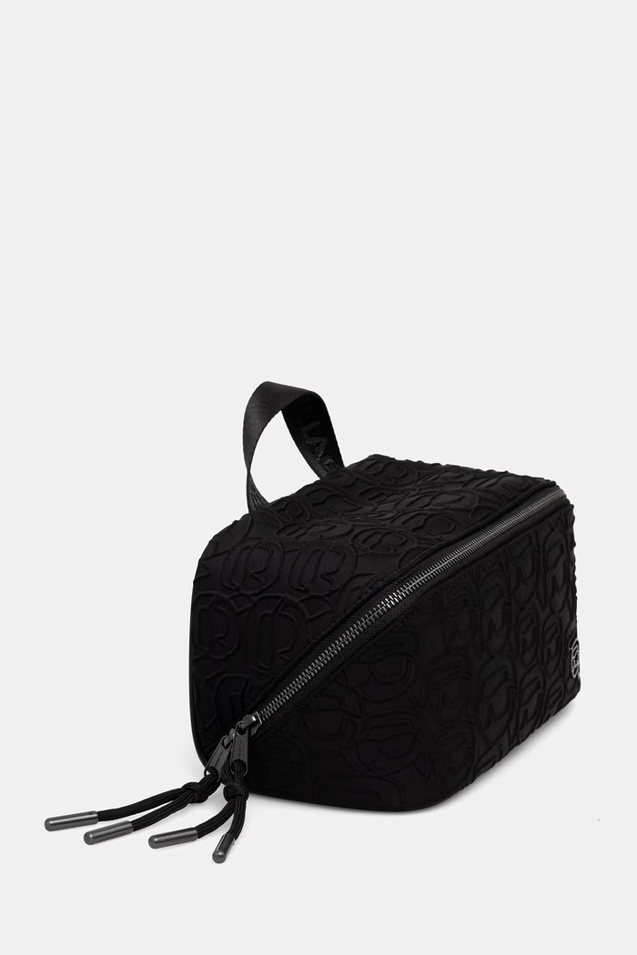 Karl Lagerfeld cestovná kozmetická taška IKON B3M32072 čierna AW26