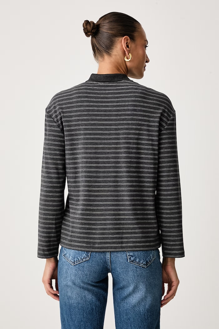 Odzież Eleh Longsleeve damski z bawełną EFW260047 szary