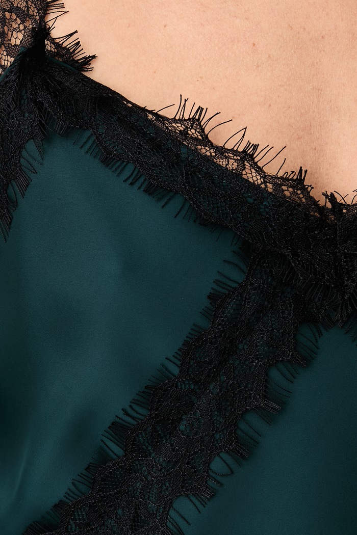 Top damski Lola Casademunt turkusowy LF2615025