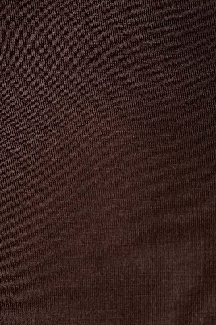 Longsleeve damski EDITH TOP MARRON Le Privé brązowy LP00836
