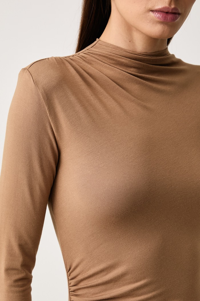 Longsleeve damski SANNE La Mania SANNE brązowy