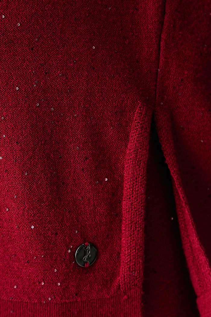 Sweter damski z wiskozą Joseph Ribkoff bordowy 244921F25