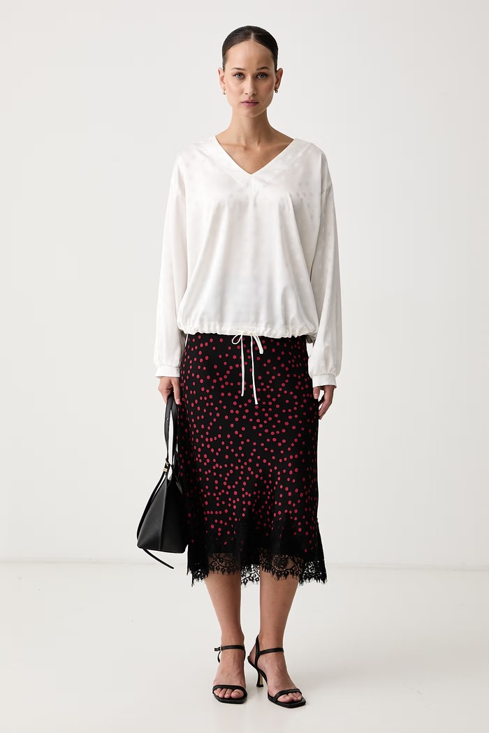Joseph Ribkoff Bluzka damska 264101 beżowy AW26