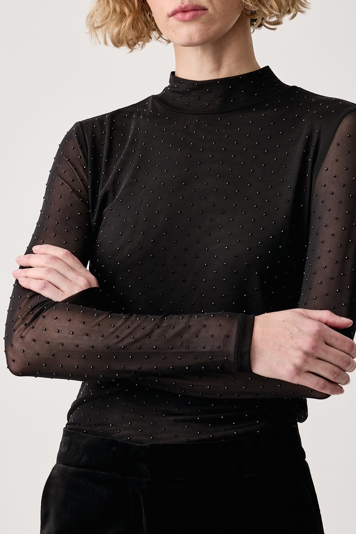 Longsleeve damski Joseph Ribkoff 264916 czarny