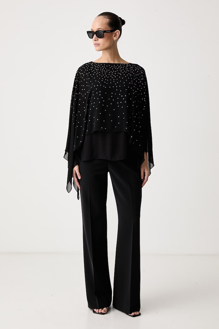 Joseph Ribkoff Bluzka damska 264177 czarny AW26