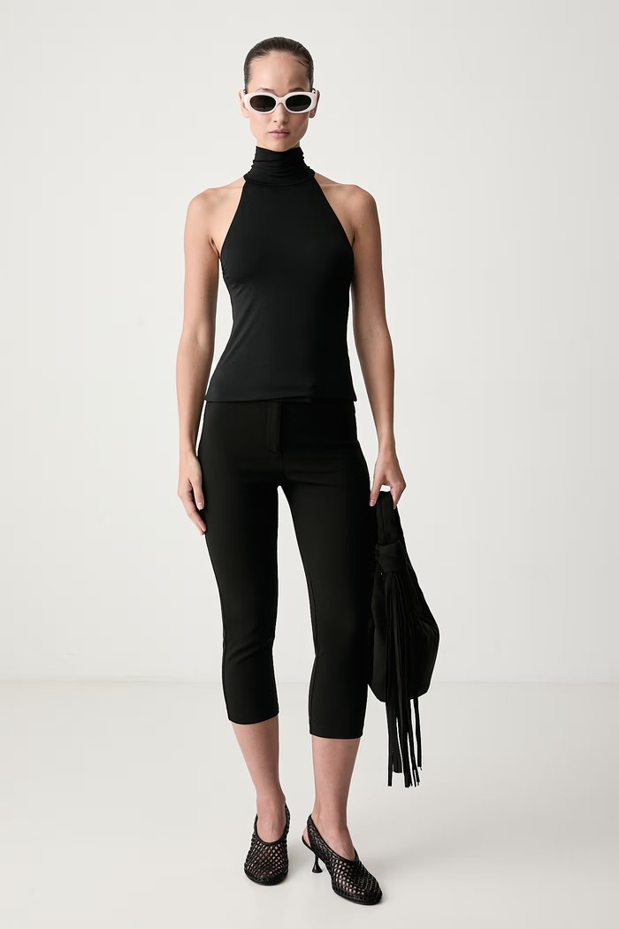 Le Privé Top damski z modalem INA TOP NOIR LP00764 czarny AW26