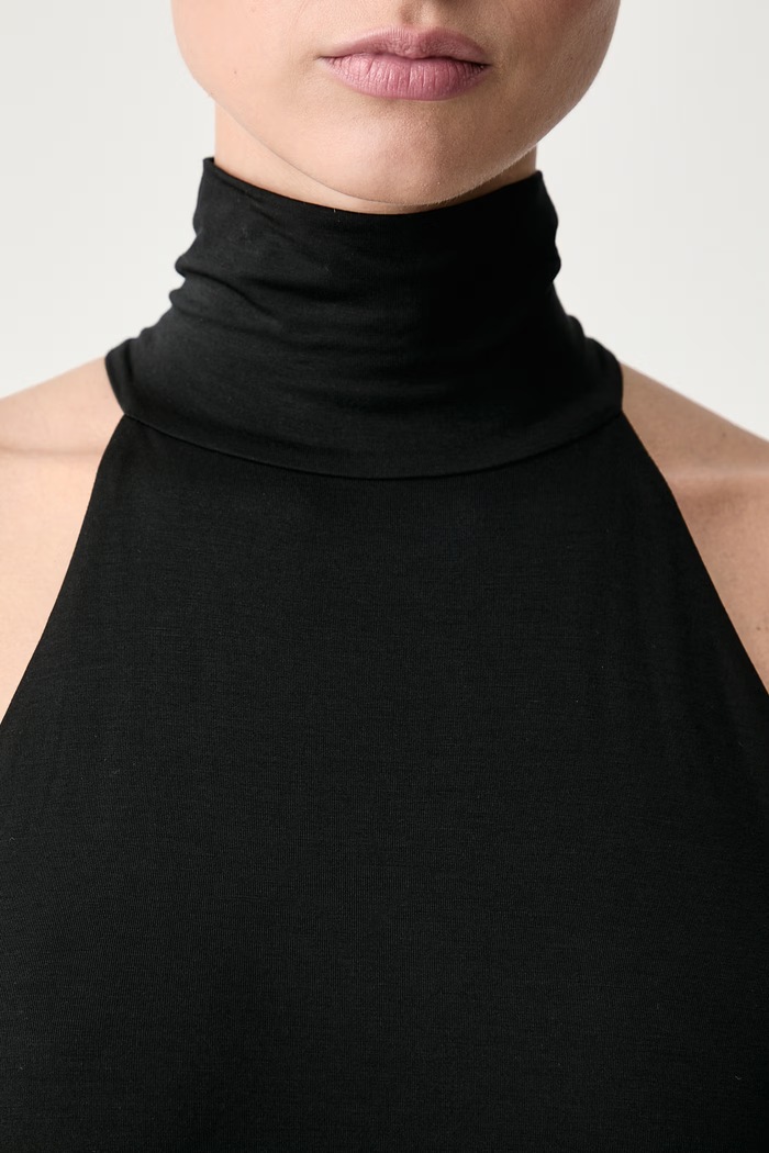 Top damski z modalem INA TOP NOIR Le Privé czarny LP00764