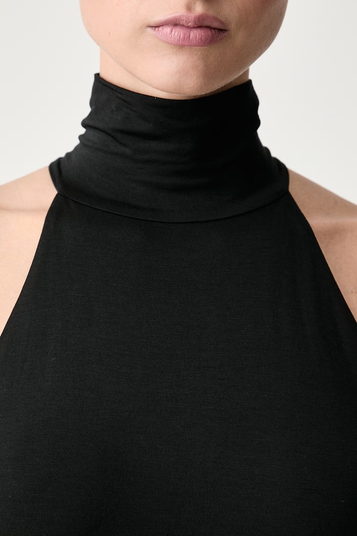 Top damski z modalem INA TOP NOIR Le Privé czarny LP00764