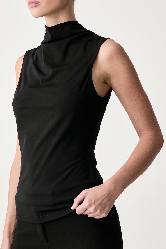 Top damski z wiskozą ALIZE TOP NOIR Le Privé LP00817 czarny