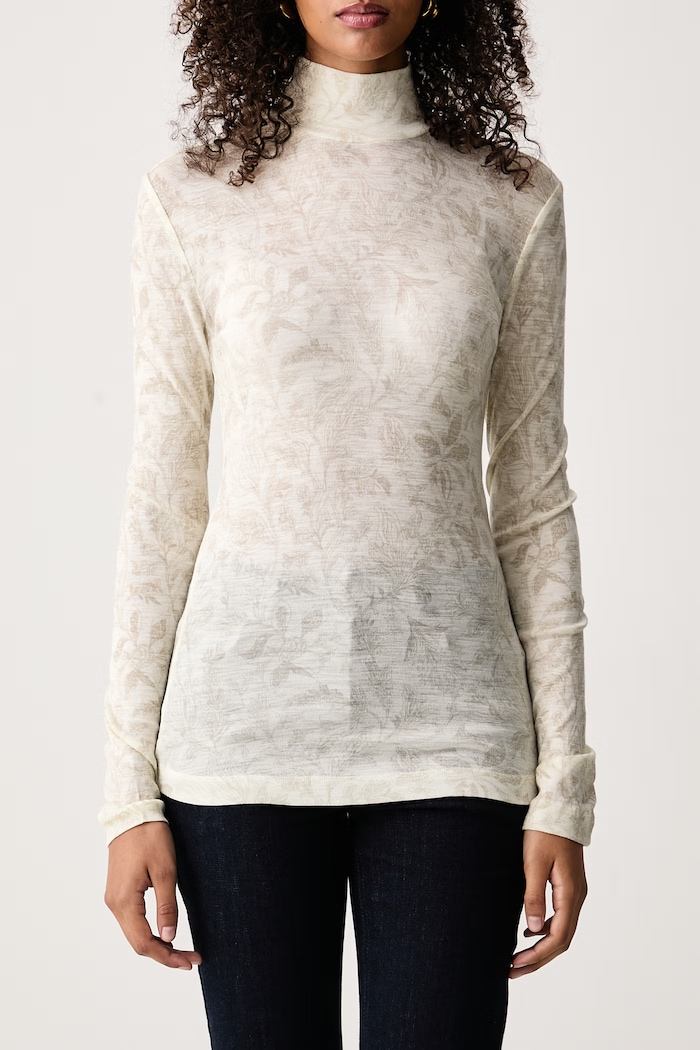 Longsleeve dziecięcy wełniany Mos Mosh 181830 beżowy