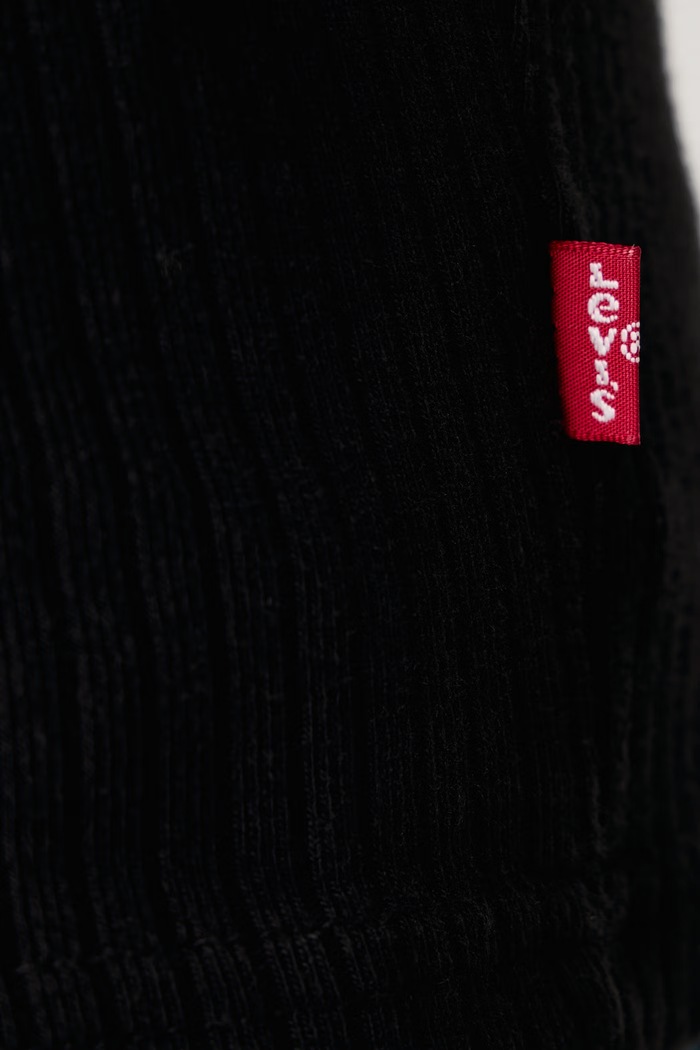 Kardigán dámsky bavlnený s elastanom AUSTEN BUTTON THROUGH LS Levi's čierna 0088R