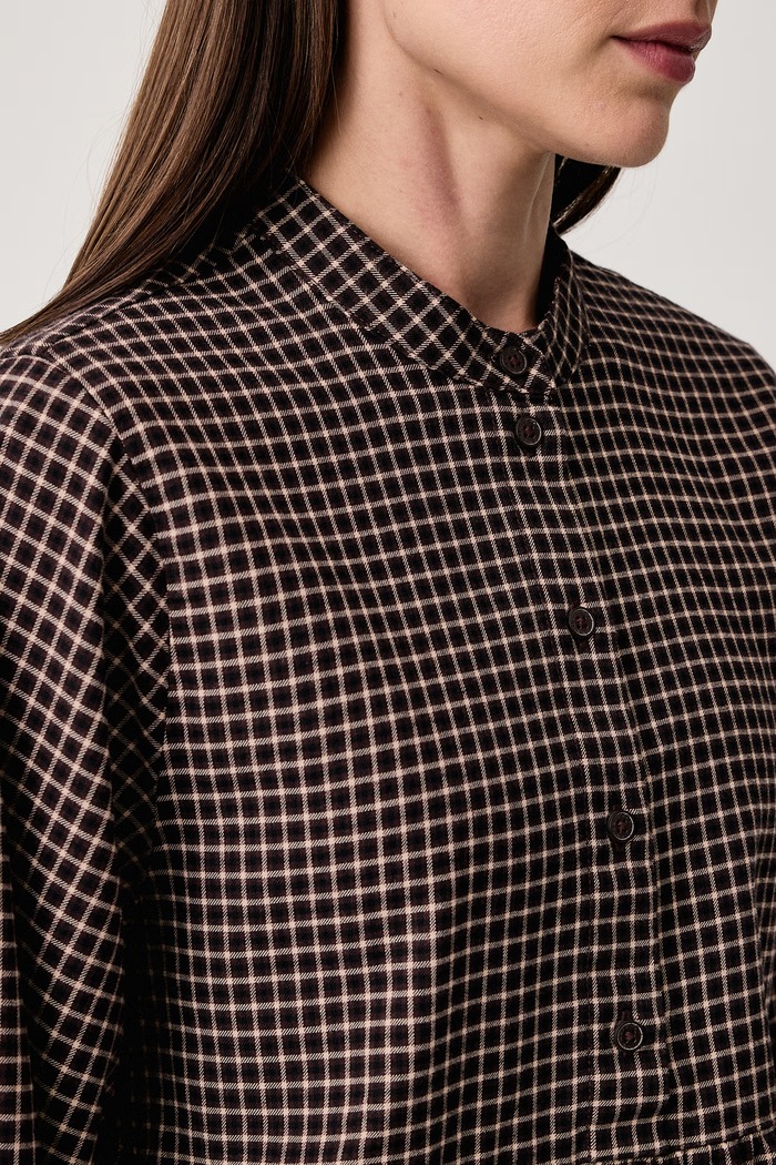 Блузка для женщин из хлопка Marc O'Polo 5000012861 коричневый