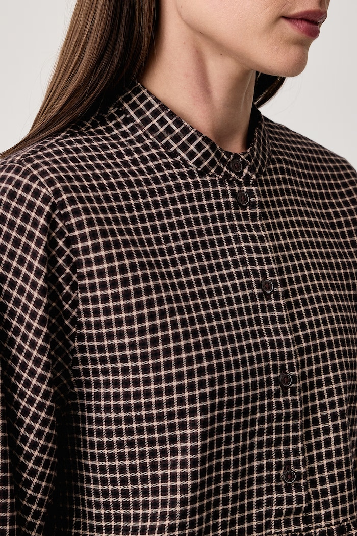 Блузка для женщин из хлопка Marc O'Polo 5000012861 коричневый