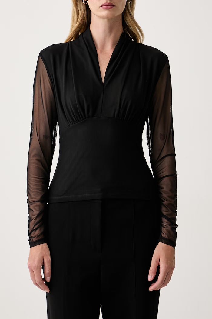 Bluzka damska DKNY P53H7CMM czarny