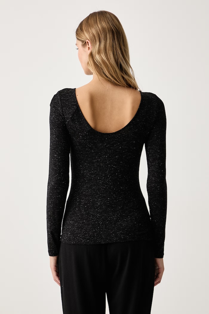 Odzież Triumph Longsleeve piżamowy damski z modalem 10229205 czarny