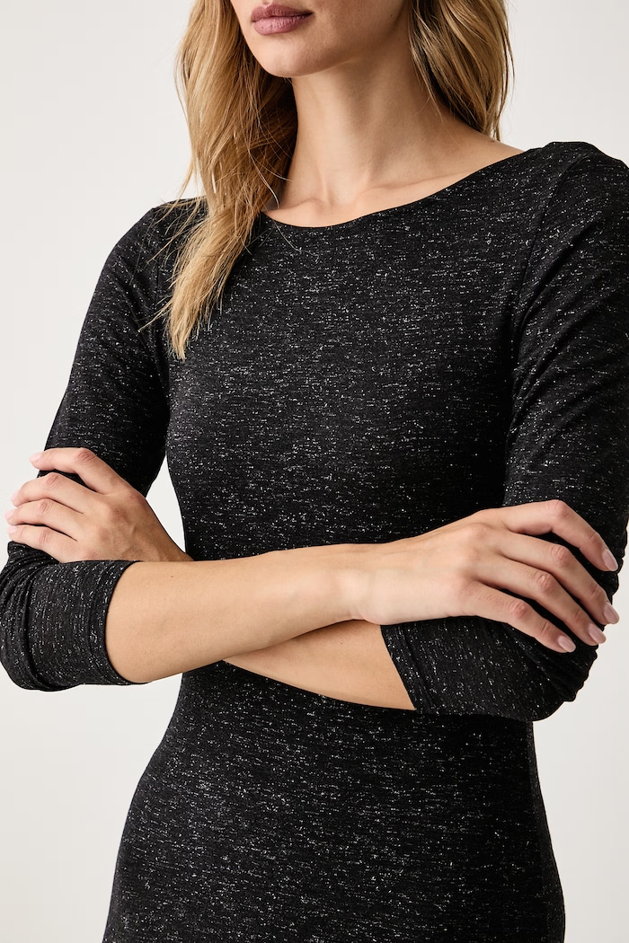 Longsleeve piżamowy damski z modalem Triumph 10229205 czarny