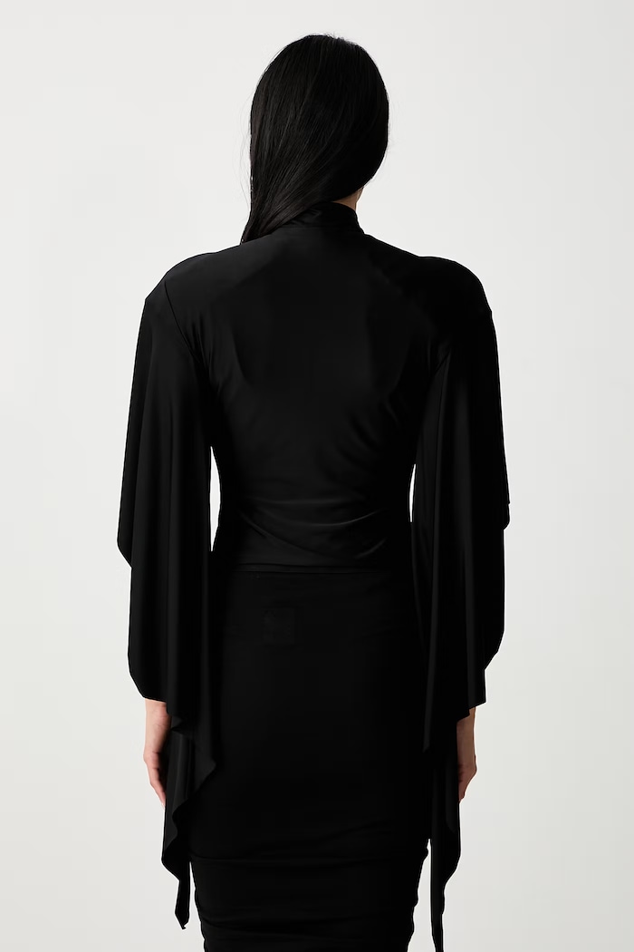 Odzież Vetements Koszula z wiskozą damska WH27BL134B czarny