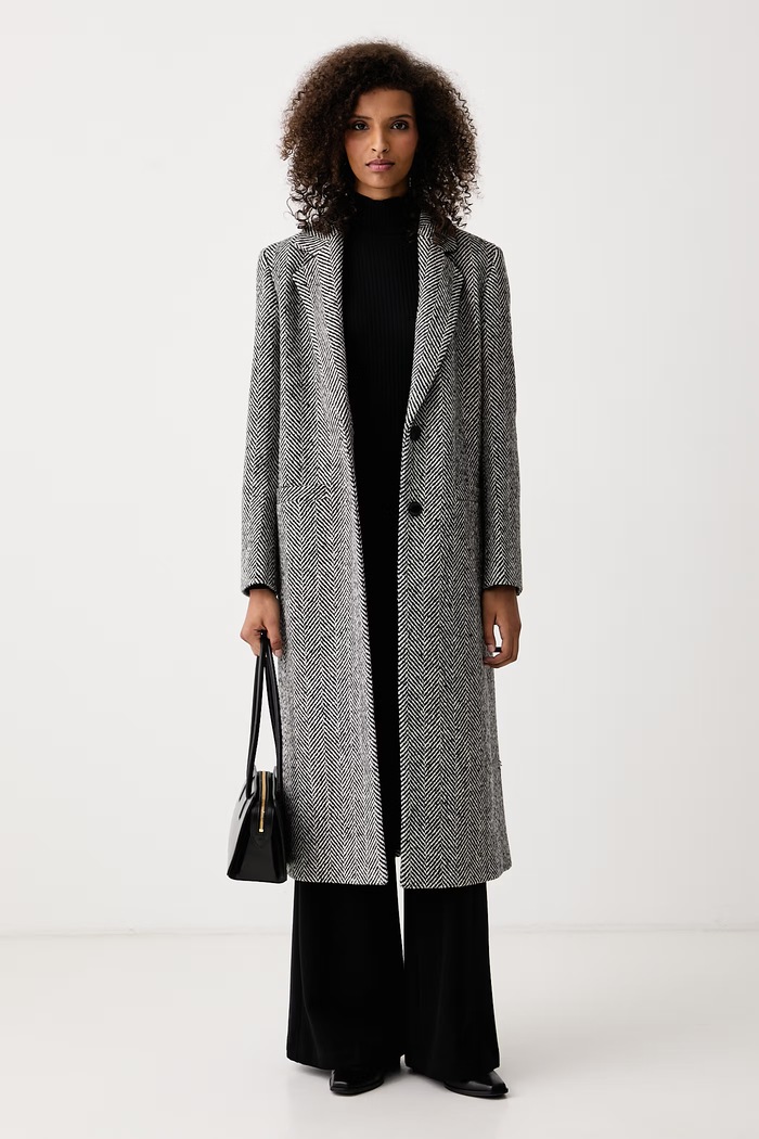 HUGO Лонгслив для женщин из хлопка с эластаном Driza_4 50571245 чёрный AW26