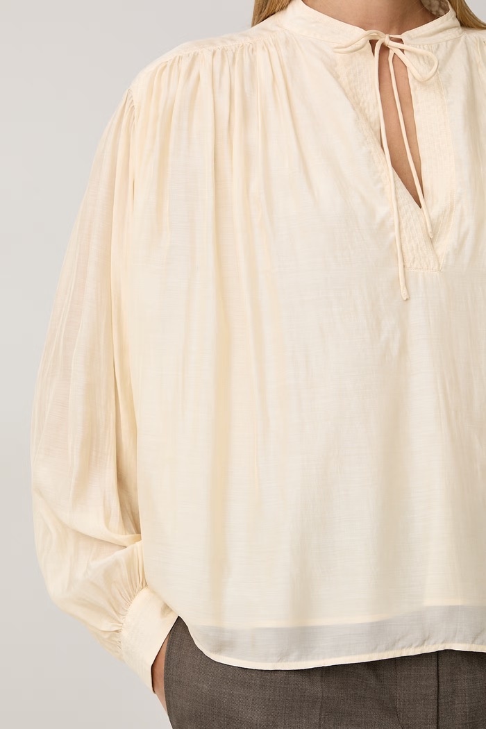 Camicia da donna con cupro C_Bellis BOSS Orange 50568189 giallo
